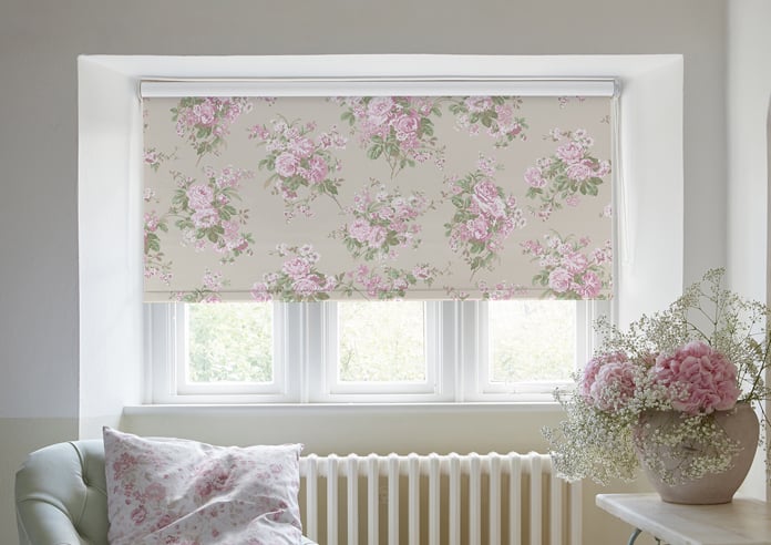 Shabby Chic by Rachel Ashwell Rose Chintz (Blackout), Pink - Twist&Fit Roller Blind - Image 3